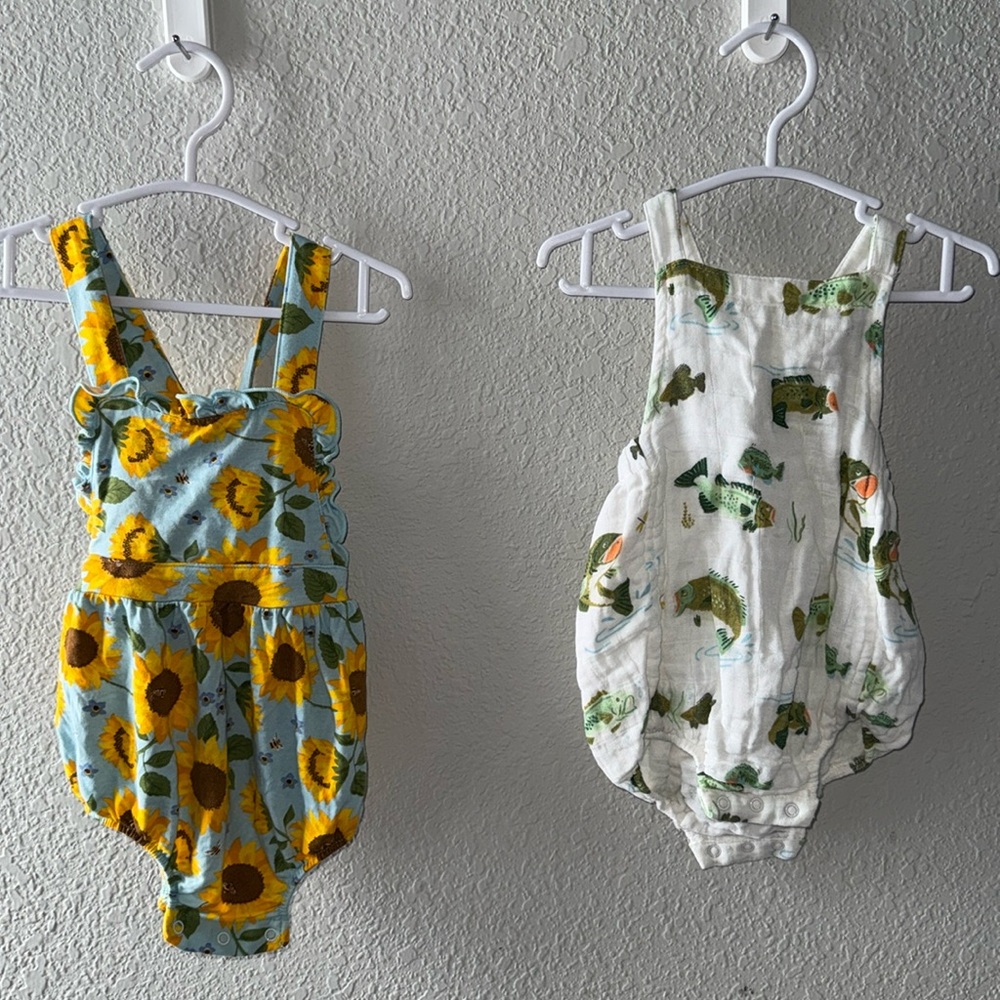 EUC bubble romper bundle